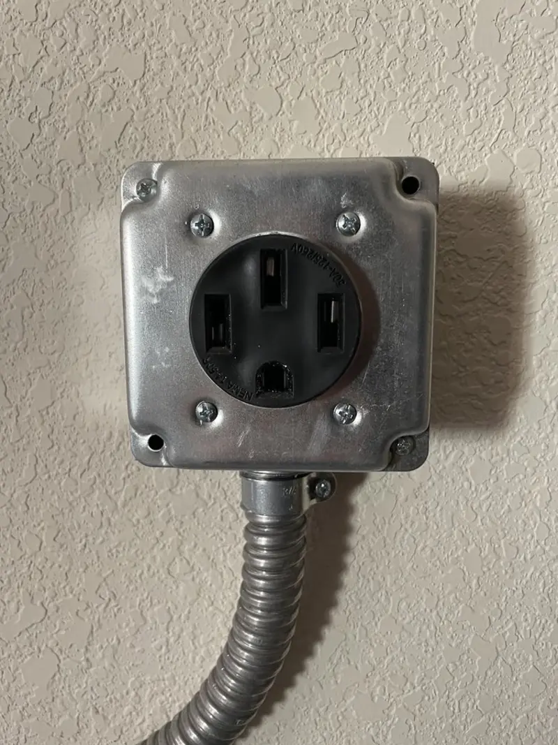 NEMA 14-50 outlet installed for Smart Home Electrical in City of Orange